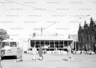 Targ Weglowy w Gdansku i budowa Teatru Wybrzeze. 0001924z...