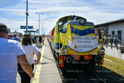 Kościerzyna. XXV Światowy Zjazd Kaszubów. Przyjazd...