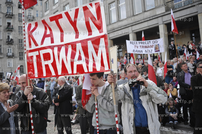 Marsz w obronie telewizji TV Trwam w Warszawie zorganizowany...