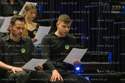 Gdynia, Teatr Myzczny. Gdyńscy aktorzy podczas próby...