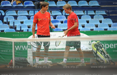 Sopot. Korty SKT. Zawody BNP Paribas Polish Open.
Nz...