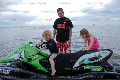 Plaza w Gdansku - Brzeznie . Jetskirace - Mistrzostwa...