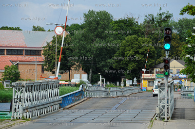 Gdansk Sobieszewo. Most Pontonowy na Martwej Wisle...