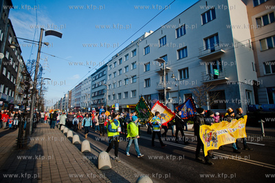 Gdynia. Orszak Trzech Kroli.  06.01.2014 fot. Mateusz...