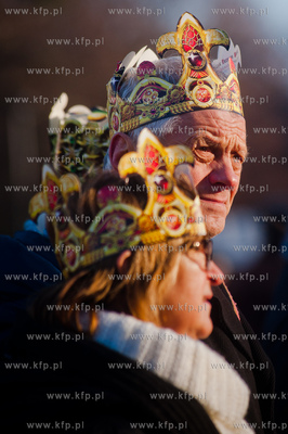 Gdynia. Orszak Trzech Kroli.  06.01.2014 fot. Mateusz...