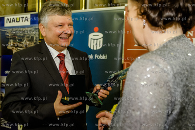 Gdansk. Ratusz Glownomiejski. Uroczystosc wreczenia...