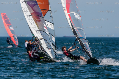 Zatoka Gdanska. Regaty Mistrzostw Swiata w klasie Raceboard,...