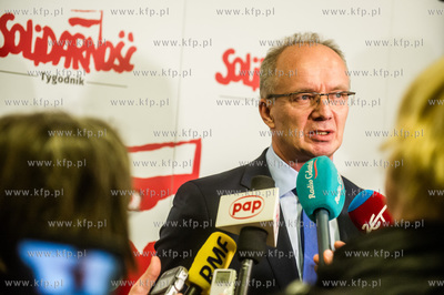 Gdańsk. Siedziba NSZZ Solidarność. Sala Akwen. Uroczystość...
