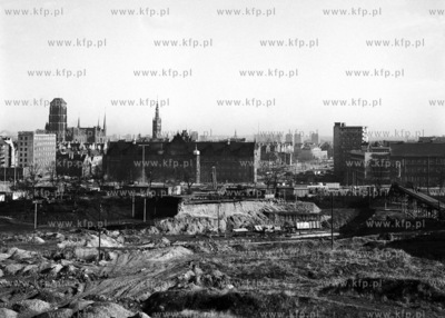 Budowa wezla Leningradzkiego pozniejszego Okopowa w...