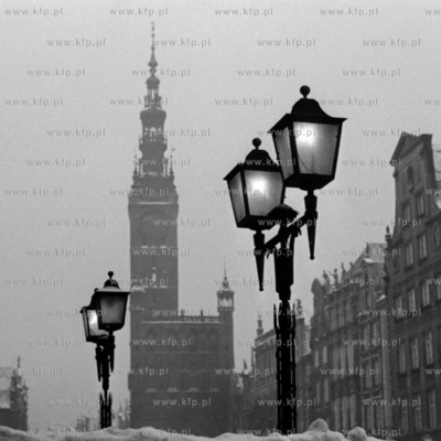 Długi Targ w Gdańsku o zmierzchu. 
1978
Fot. Zbigniew...