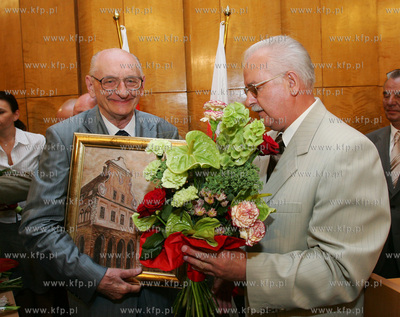 Szczecin .Nadanie tytulu Honorowego Obywatela Miasta...