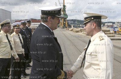 Gdynia. Wizyta trzech okretow Floty Baltyckiej Federacji...