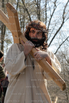 W scenerii Kaszubskiej Golgoty zostala odegrana Inscenizacja...