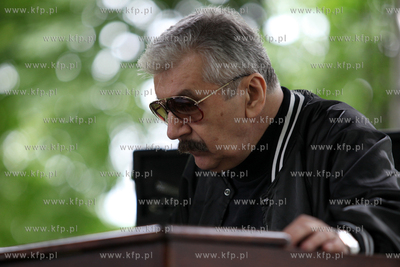 Nz. Wojtek Karolak podczas proby koncertu Tribute to...