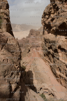 Petra. Jordania NZ ruiny miasta Nabatejczykow, znajdujace...