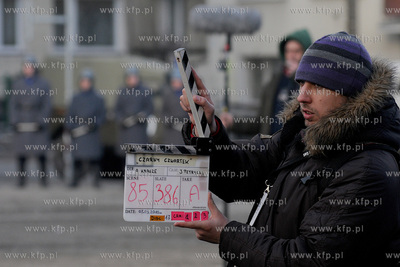 Plan zdjeciowy filmu o masakrze robotnikow na Wybrzezu...