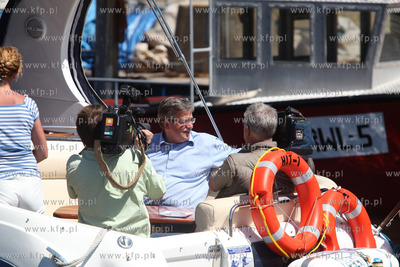 Mrzezyno Bronislaw Komorowski kandydat na Prezydenta...