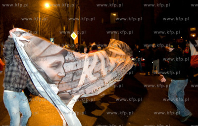Dzien Pamieci Zolnierzy Wykletych. Kibice Gryfa Slupsk...