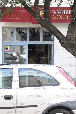 Oddział Amber Gold na ulicy Starowiejskiej w Gdyni....