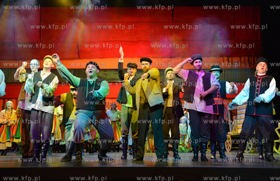 Proba medialna Chlopow w Teatrez Muzycznym w Gdyni....