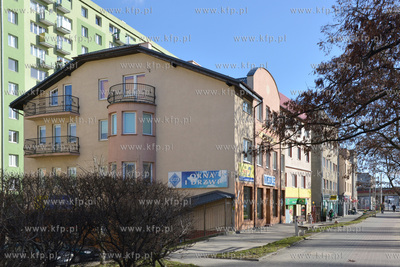 Gdynska dzielnica Grabówek - okolice skrzyzowania...