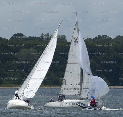 Sopot. Zatoka Gdanska k. Molo. Energa Sopot Match Race...