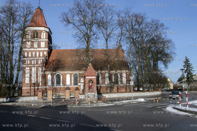 Kościół św. Katarzyny w Lubominie na Warmii. Wybudowany...