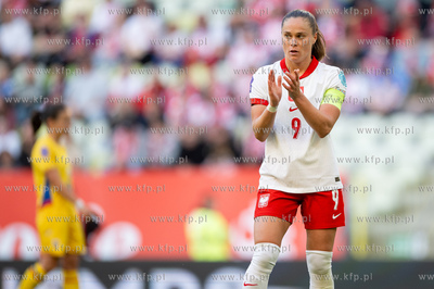 Liga Narodów Kobiet: Polska - Rumunia n/z Ewa Pajor...
