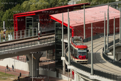 Dzisiaj na gdanska Morene pojechal pierwszy tramwaj....