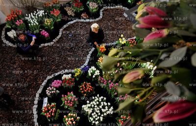 Gdansk, Dlugi Targ. Otwarcie wystawy Ogrod Kulturalny...