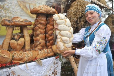 Kaszubskie dozynki powiatu kartuskiego w Zukowie. Kaszubka...