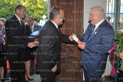 Przyjecie urodzinowe z okazji 68 urodzin Lecha Walesy...