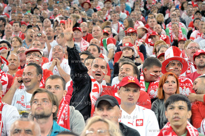 Gdansk. Stadion pilkarski PGE Arena. Mecz towarzyski...