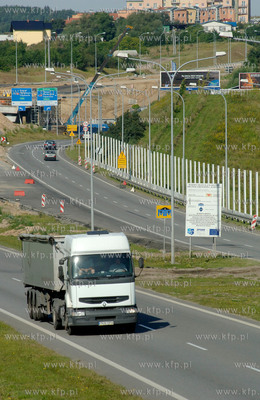 Trasa WZ ul. Armii Krajowej pomiedzy Ujesciskiem a...