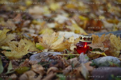 Gdansk. Swieto Zmarlych. Cmentarz lostowicki. 01.11.2008...