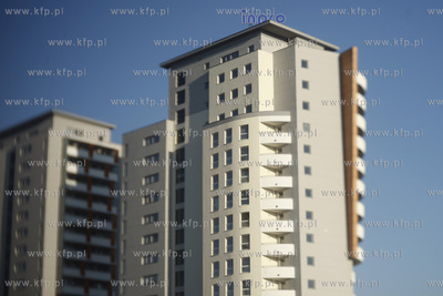 Gdansk Przymorze. Osiedle Trzy Zagle budowane przez...