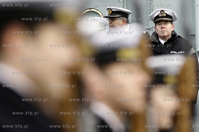 Gdynia. Wizyta admirala Sir Mark Stanhope Dowodcy Krolewskiej...