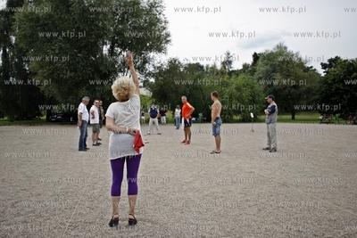 Gdansk. Park Reagana. Festiwal Gry w Petanque w Gdańsku...