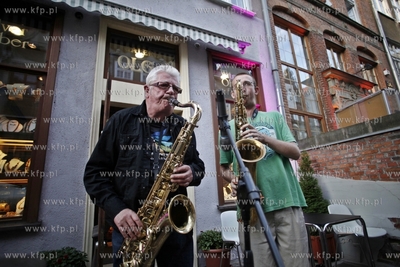 Gdansk. Swieto ul. Mariackiej.
Koncert Wedrujacy czyli...