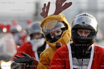 Gdansk. Ul.Marynarki Polskiej. XII edycja parady Mikolaje...