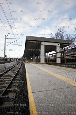 Budowa przystanu SKM Srodmiescie. 09.12.2014 fot. Krzysztof...