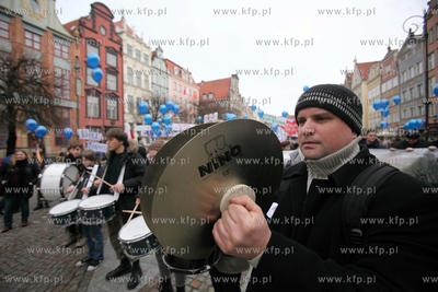 Demonstracja w obronie Pałacu Młodzieży w Gdańsku.
31.01.2015
fot....