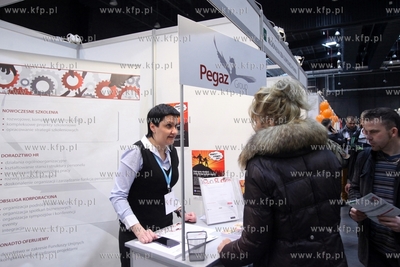 Gdańsk. Amber Expo. Metropolitalne Targi Pracy Pomorza....