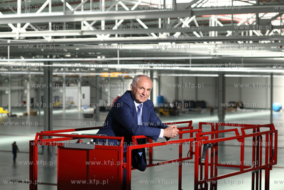 Prezes bytowskiej firmy Drutex, Leszek Gierszewski...