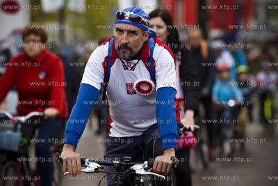 Sopot. Rowerowa parada na Swieto Niepodleglosci.
11.11.2015
fot....