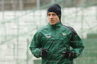 Gdańsk. Stadion przy ul. Traugutta. Trening drużyny...