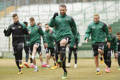 Gdańsk. Stadion przy ul. Traugutta. Trening drużyny...