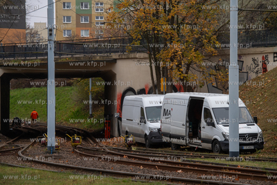 Remont dojazdów do pętli tramwajowej Zaspa w Gdańsku....