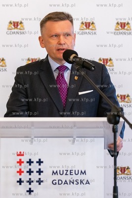 Gdańsk, Ratusz Głównego Miasta. Spotkanie prasowe...