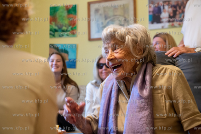 Przyjęcie z okazji 103. urodzin pani Krystyny Ramułt...